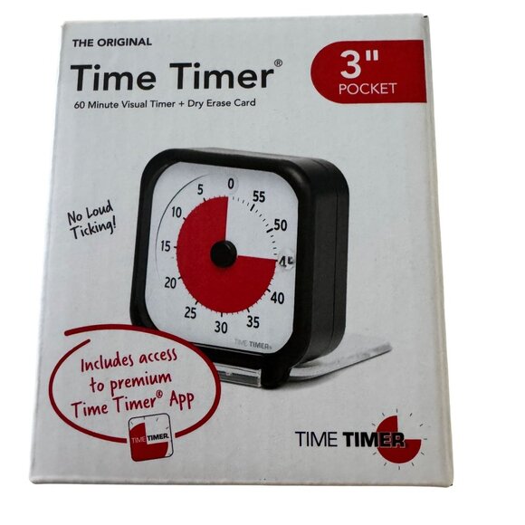 Time Timer 3" Pocket Visual Timer With Dry Erase Card - Picture 13 of 13